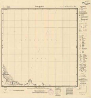 1090 Postnicken (4-cm-Karte) Meßtischblatt