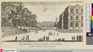 Veüe du Palais de Luxembourg, du costé du Jardin