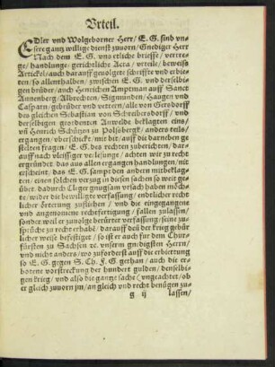 Urteil.