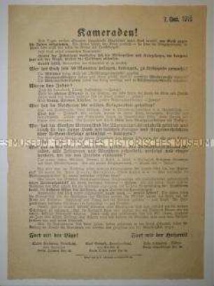 Aufklärungsflugblatt gegen antisemitische Hetze