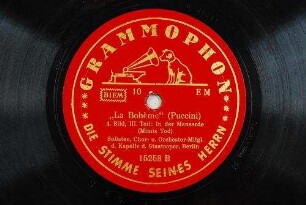"La Bohème" : 4. Bild, III. Teil: In der Mansarde (Mimis Tod) / (Puccini)