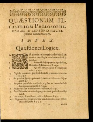 Quaestionum Illustrium Philosophicarum