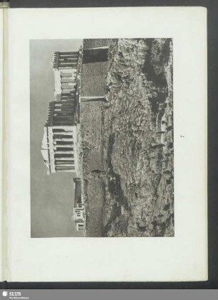 Parthenon und Erechtheion über der Südmauer