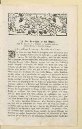 IV. Bilder aus der deutschen Geschichte