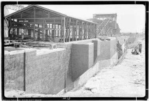 Bau Me 108 Tiefbunker für Braunkohle mit Überdachung, (021)