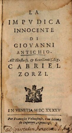 La impudica innocente