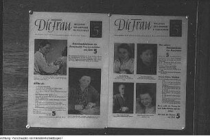 Landtagswahlen 1946 (1. (und letzte) freien Wahlen in der sowjetischen Besatzungszone), Wahlwerbung, gerichtet an Frauen, Sommer 1946