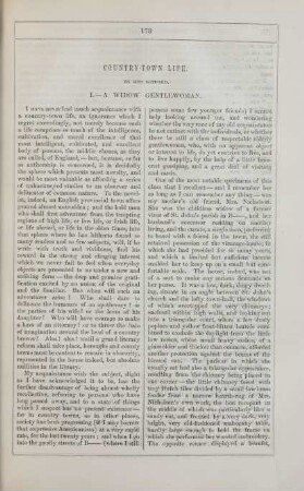 Country-town life. By Miss Mitford