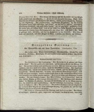 Dreyzehnte Gattung. Die Warzenkäfer und mit ihnenVerwandten. Cantharides, Lin.