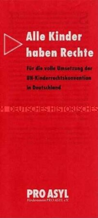 Informationsblatt zum Asylrecht für Kinder