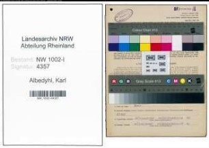 Entnazifizierung Karl Albedyhl, geb. 13.07.1906 (Ingenieur)