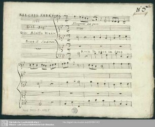 Cajo Fabricio. Excerpts - Mus.2477-F-109,5 : S, strings, bc