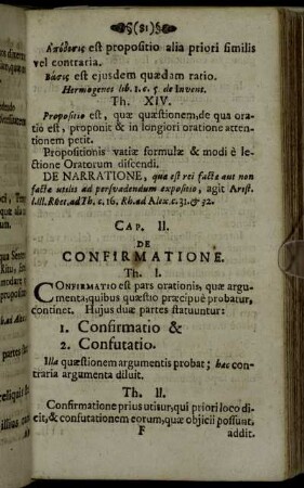 Cap. II. De Confirmatione.
