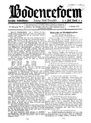 Bodenrecht und Wirtschaftsaufbau