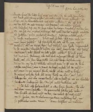 Brief an Karl Hartwig Gregor von Meusebach : 15.03.1827