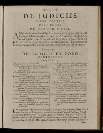 De Iudiciis. Liber Tertius.