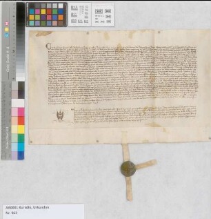 Erzbischof Cuno von Trier transsumiert die Urkunde von 1355 Juni 8 (Nr. 580).