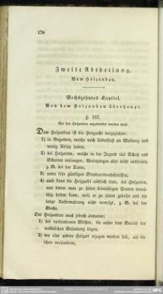 Zweite Abtheilung. Vom Holzanbau