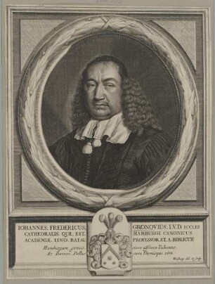 Bildnis des Iohannes Fredericus Gronovius