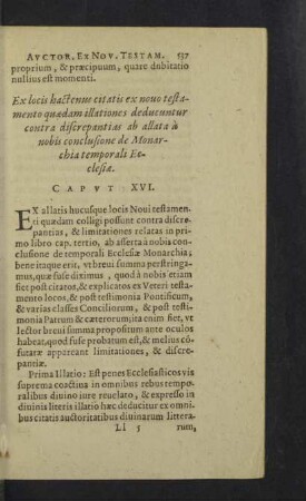 Caput XVI.[i.e. XV.]