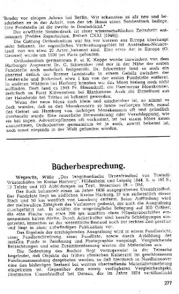 Bücherbesprechung.