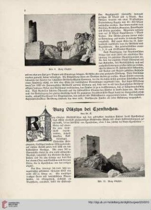 20: Burg Olsztyn bei Czenstochau
