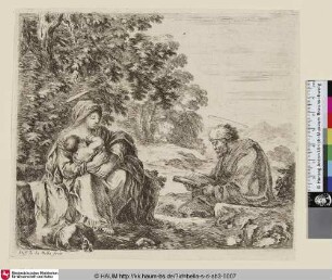 [Ruhe auf der Flucht nach Ägypten; Repos dans la Fuite en Egypte; Rest on the Flight into Egypt]