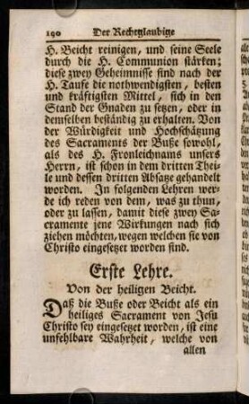 190-206, Erste Lehre. Von der heiligen Beicht.
