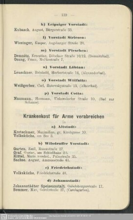 Krankenkost für Arme verabreichen