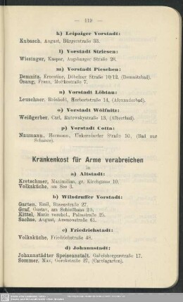 Krankenkost für Arme verabreichen