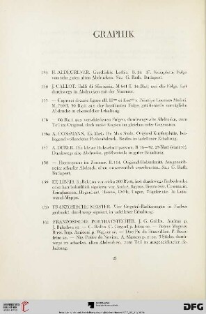 Graphik (Nr. 153-169a)