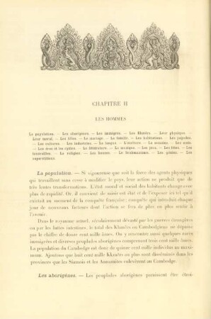 Chapitre II. Les hommes