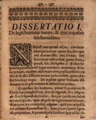Dissertationes XII. ... de legum humanarum natura, et effectibus
