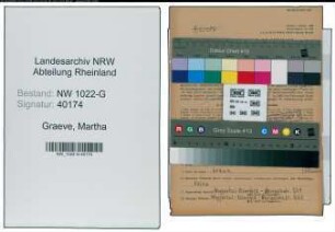 Entnazifizierung Martha Graeve , geb. 16.09.1900 ()