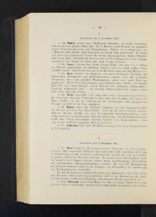 8. Sonnabend, den 2. Dezember 1911.