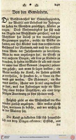 Von den Gewändern