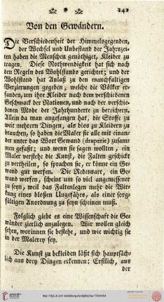 Von den Gewändern