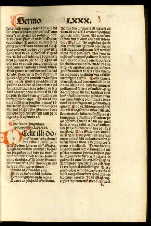 De sancto Augustino. episcopo Ser. LXXX.