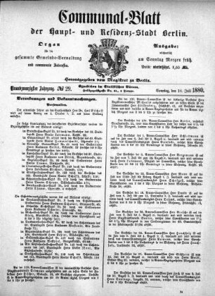 1880,29: No. 29, 18. Juli 1880