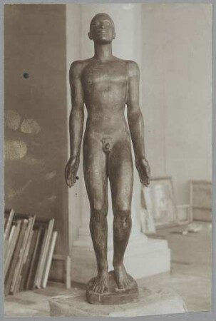 Adam, 1919/20, Gips farbig gefasst