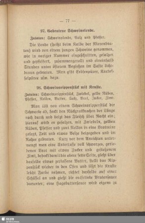 97. Gebratene Schweinslende
