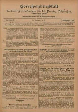 Nummer 37. 10. September 1902.