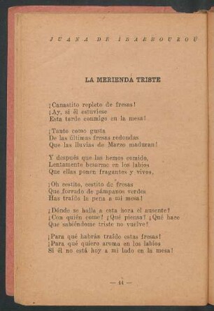 La merienda triste