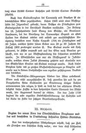 III. Abschnitt