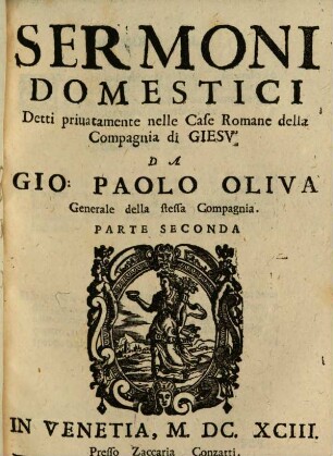 Sermoni Domestici : Detti Privatamente Nelle Case Romane della Compagnia di Giesù, 2