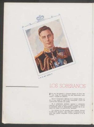 Los soberanos de Inglaterra
