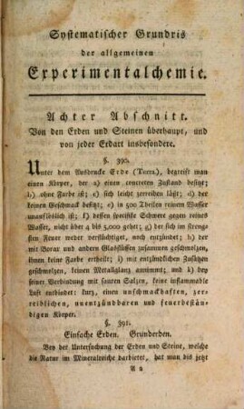 Systematischer Grundris der allgemeinen Experimentalchemie : zum Gebrauch seiner Vorlesungen entworfen, 2