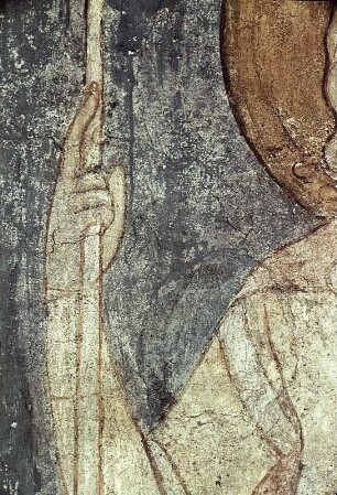 Christus als Weltenrichter umgeben von Heiligen und Stiftern