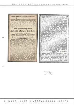 Vincken, Johann Anton