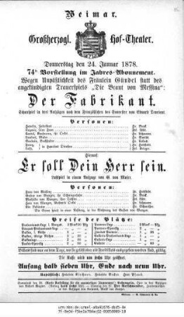 Der Fabrikant